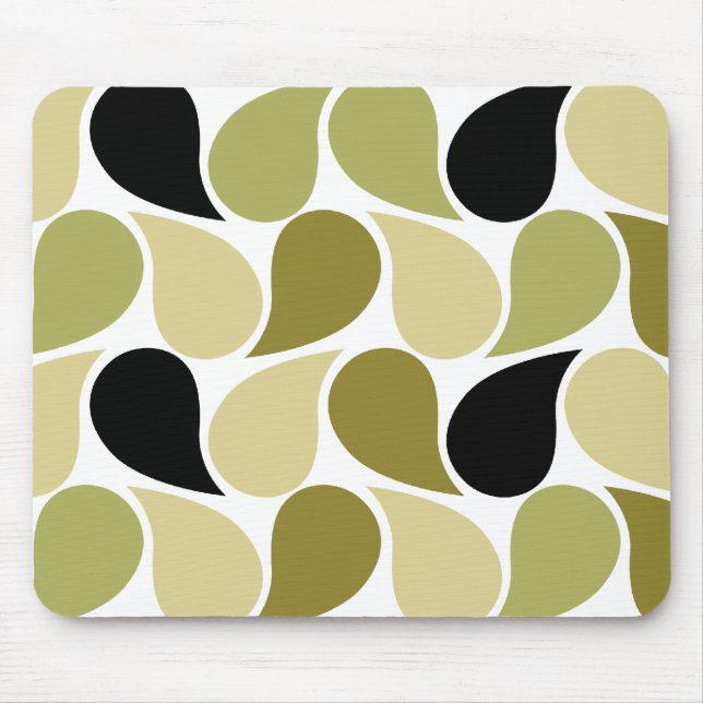 Tropfen-Mustergewohnheit mousepad (Vorne)