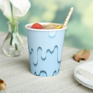 Tropfen Pappbecher