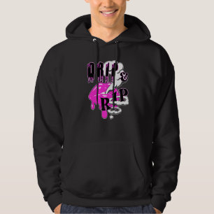 Tropfen & Rip Vaping Lips & Vapor Rings für Nikoti Hoodie