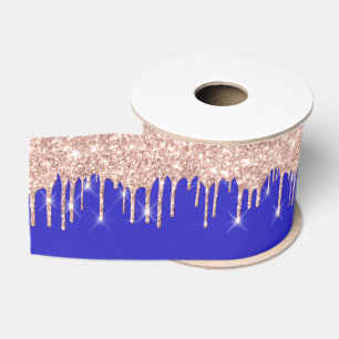 Tropfen Royal Rote Rose Royal Blue Spark Ripsband