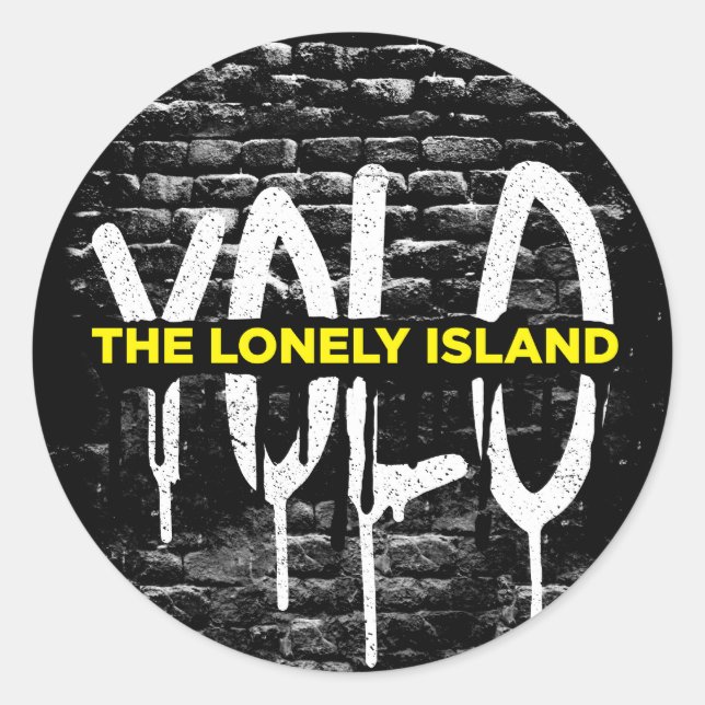 Tropfen Runder Aufkleber (Vorderseite)