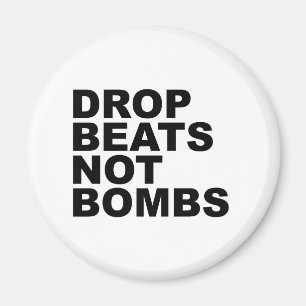 Tropfen schlägt nicht Bomben 4 Magnet