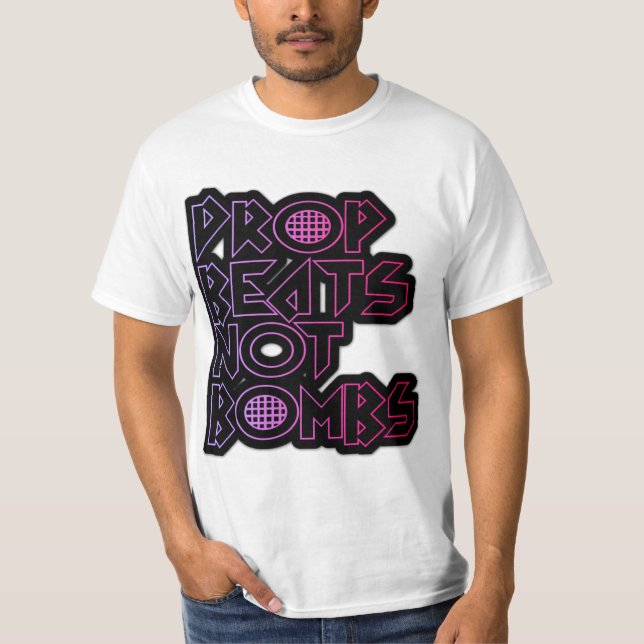 Tropfen schlägt nicht Bomben-Shirt T-Shirt (Vorderseite)
