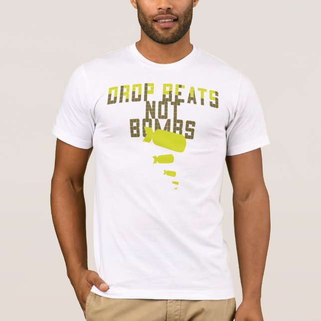 Tropfen schlägt nicht Bomben T-Shirt (Vorderseite)