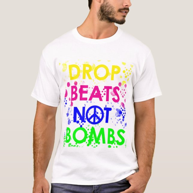 Tropfen schlägt nicht Bomben T-Shirt (Vorderseite)