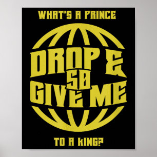 Tropfen Sie und geben Sie mir 50 (fünfzig) Rap Bee Poster