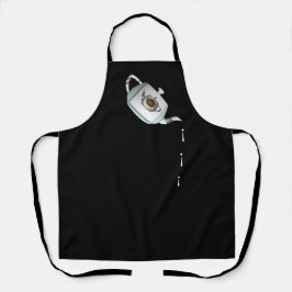 Tropfen Tropfen Teapot Black Schürze
