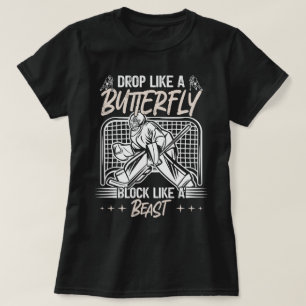 Tropfen wie ein Schmetterlingsblock wie ein Bestie T-Shirt