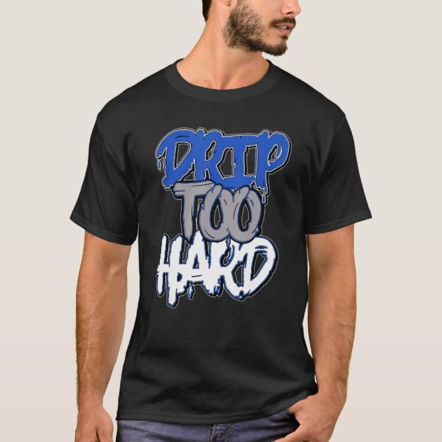 Tropfen zu stark rückwärts verstreut 5, passend T-Shirt (Vorderseite)