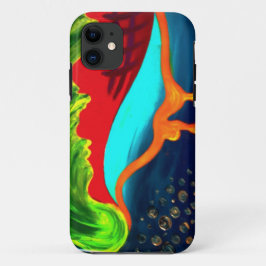 Tropfende abstrakte Formen Case-Mate iPhone Hülle
