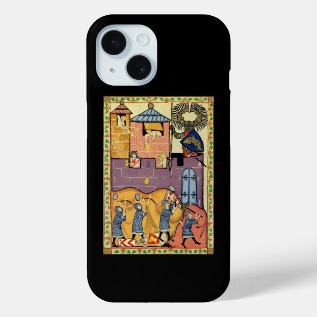 Tropfende Felsen, Codex Manesse aus dem 14. Jahrhu Case-Mate iPhone Hülle (Rückseite)