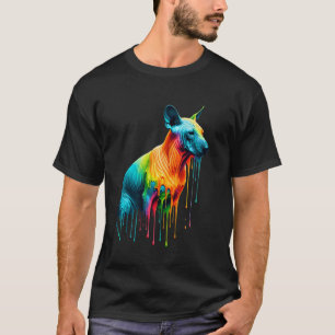 Tropfende Kunst des Peruanischen Hundenackthundes T-Shirt