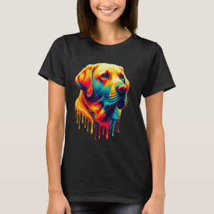 Tropfende Kunst Labrador Retriever Lab Labradors L T-Shirt
