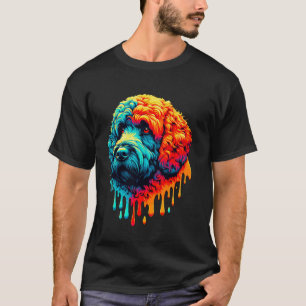 Tropfende Kunst Spanischer Wasserhund T-Shirt