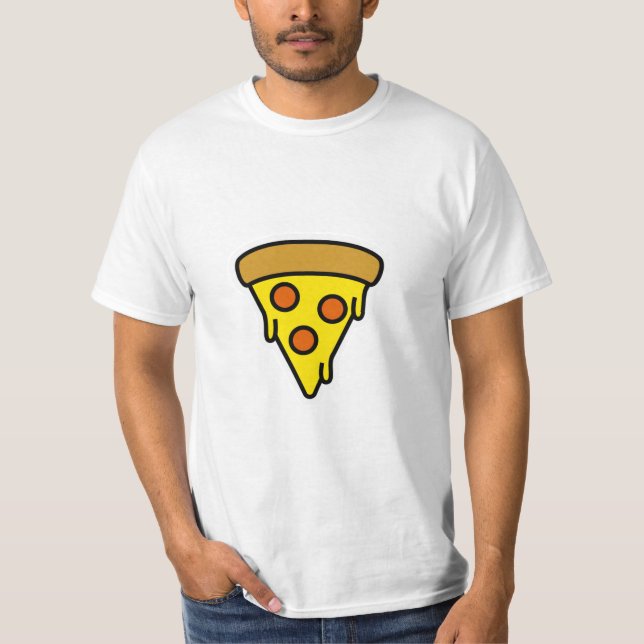 Tropfende Pizza T-Shirt (Vorderseite)