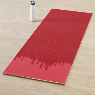 Tropfende Tomatenrote Yoga-Matte – Anpassbar Yogamatte