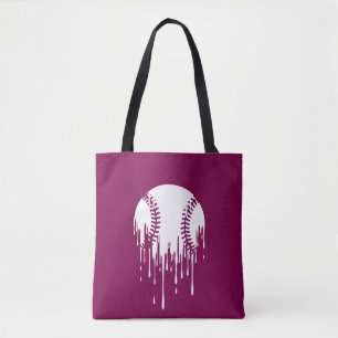 Tropfendes Baseball-Design für kühne Sportfans Tasche