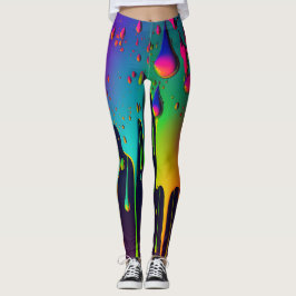 Tropffarbene Leggings - Hübsch