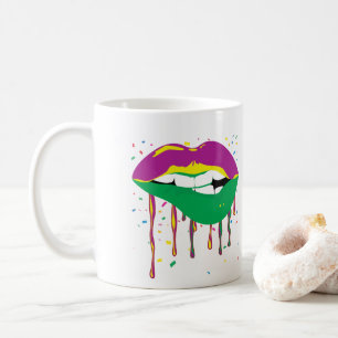 Tropfsteine Mardi Gras Kaffeetasse