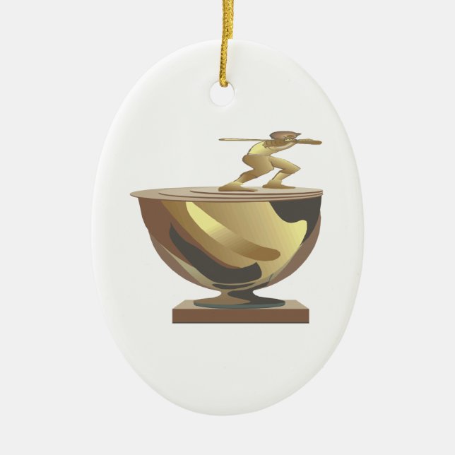 Trophäe Keramikornament (Vorne)