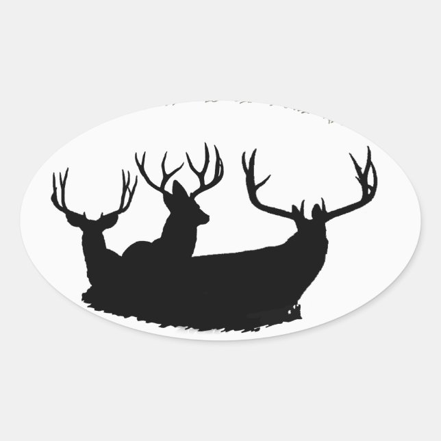 Trophäe Ovaler Aufkleber (Vorderseite)