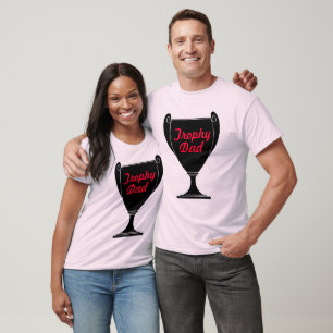 Trophäe-Vater-langer Hülsen-T - Shirt! T-Shirt