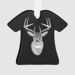 Trophée Buck sur Cerf à queue blanche noire