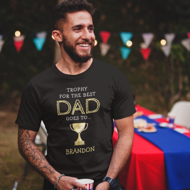 Trophée Meilleur T-Shirt Papa (Créateur téléchargé)