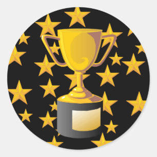 TROPHIES RUNDER AUFKLEBER
