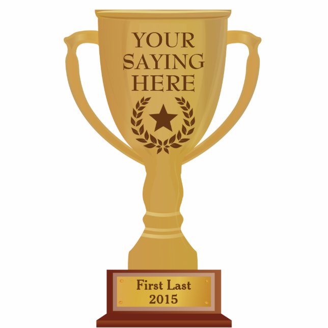 Trophy Award Fotoskulptur (Vorne)