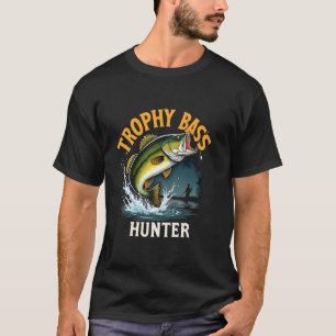 Trophy Bass Hunter Fishing u2013 Großmäuliger Bass T-Shirt