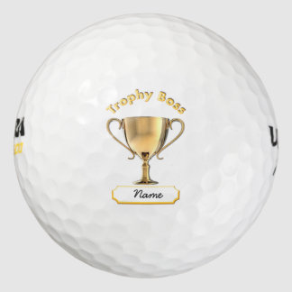 Trophy Cup pour un Trophy Boss sur une balle de go