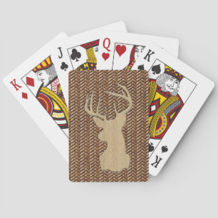 Trophy Deer with Antlers Spielkarten