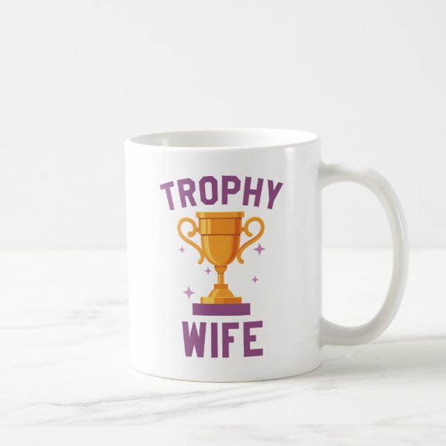 Trophy-Ehefrau Kaffeetasse (Rechts)