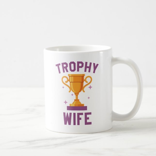 Trophy-Ehefrau Kaffeetasse (Rechts)
