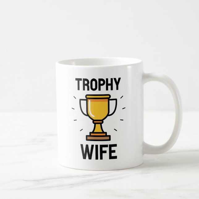 Trophy-Ehefrau Kaffeetasse (Rechts)