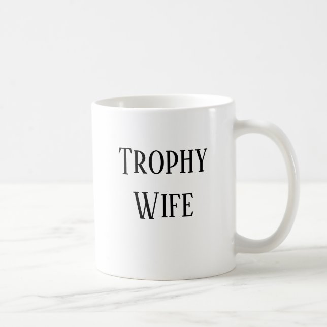 Trophy Ehefrau Weihnachtsgeschenk Kaffee Tasse (Rechts)
