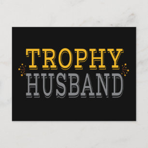 Trophy-Ehemann Postkarte
