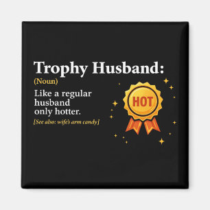 Trophy Ehemann Weltbester Ehemann 1. Platz Magnet