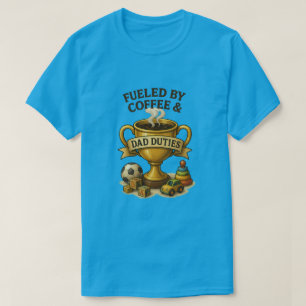 Trophy-förmige Tasse, die mit kleinen Kindern damp T-Shirt