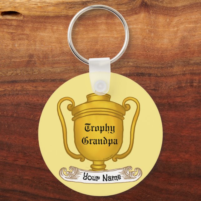 Trophy Grandpa Schlüsselanhänger (Vorderseite)
