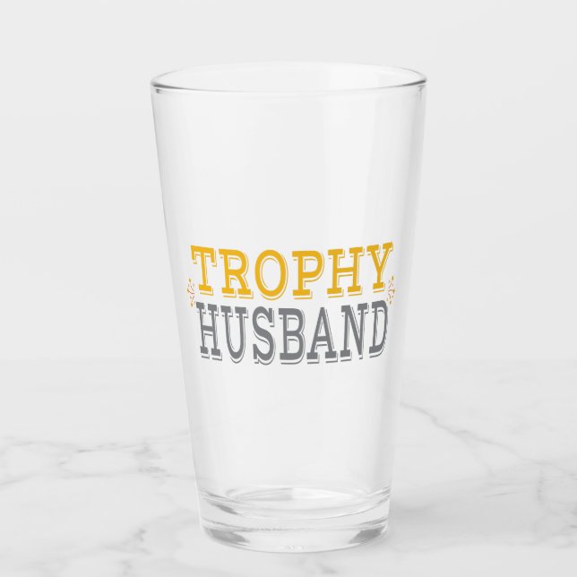 Trophy Husband Glas (Vorderseite)