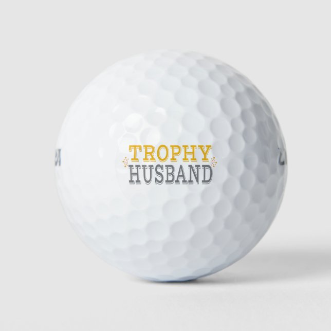 Trophy Husband Golfball (Vorderseite)