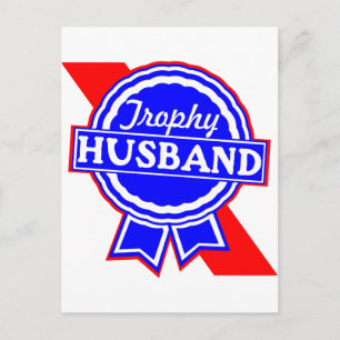 Trophy Husband Postkarte