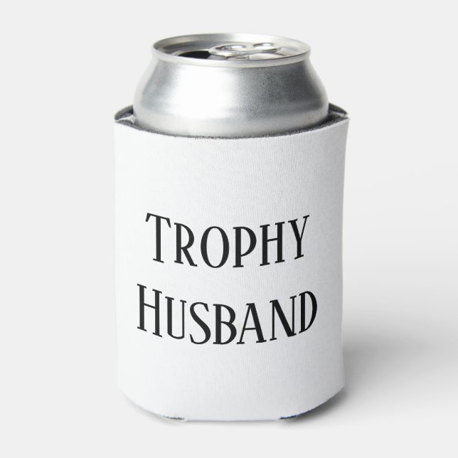Trophy Husband Weihnachtsgeschenk Can Cooler Dosenkühler (Kanne Vorderseite)
