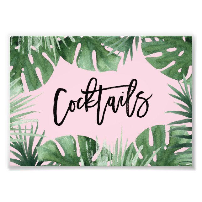 Tropic Cocktails drucken Fotodruck (Vorne)