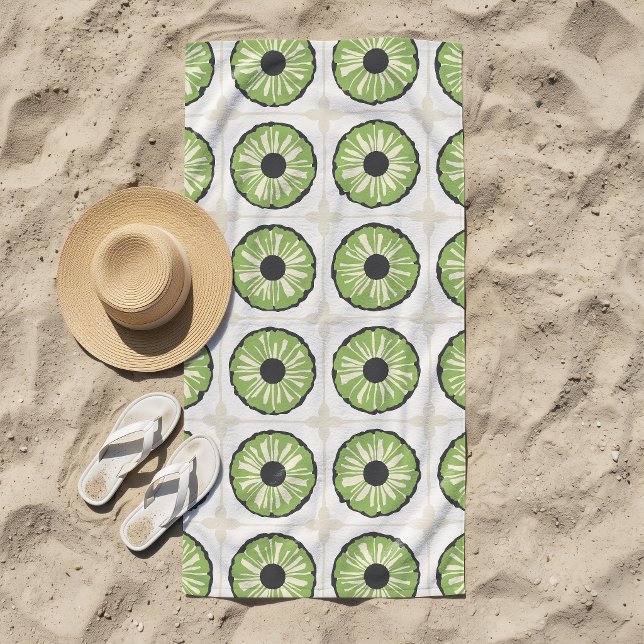Tropic Slice Leafy Green Strandtuch (Von Creator hochgeladen)