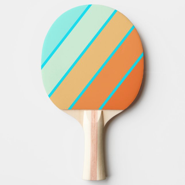 Tropic Splash fett gestreift Tischtennis Schläger (Vorderseite)