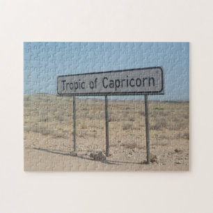 Tropic von Capricorn Road Sign Namibia.