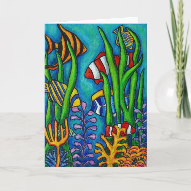 Tropica Gemis Grußkarte Karte (Vorderseite)